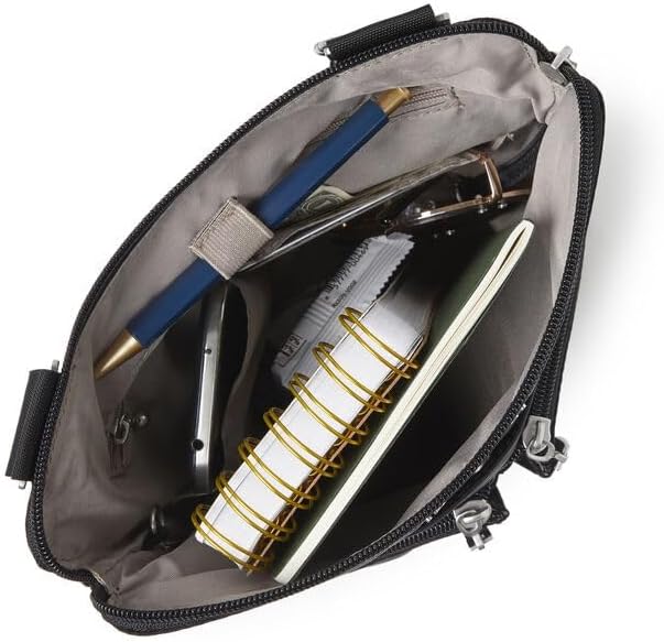 Baggallini Horizon Sac bandoulière, Gris Charcoal, Charcoal