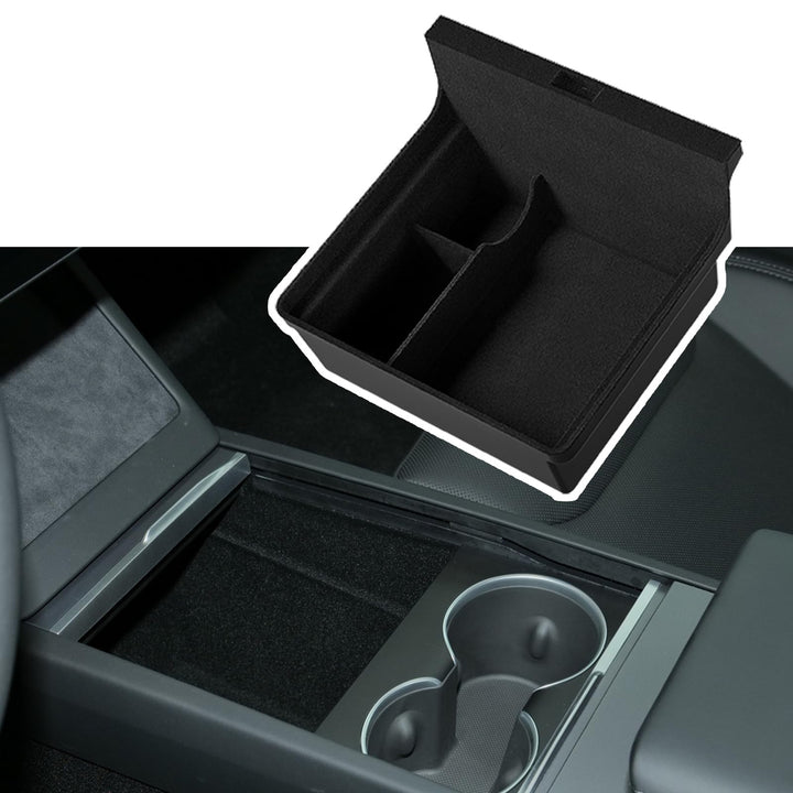 MIEBA Mittelkonsole Organizer-Ablage für neues Tesla Model 3 Highland 2024 2025 Model Y Juniper Zube