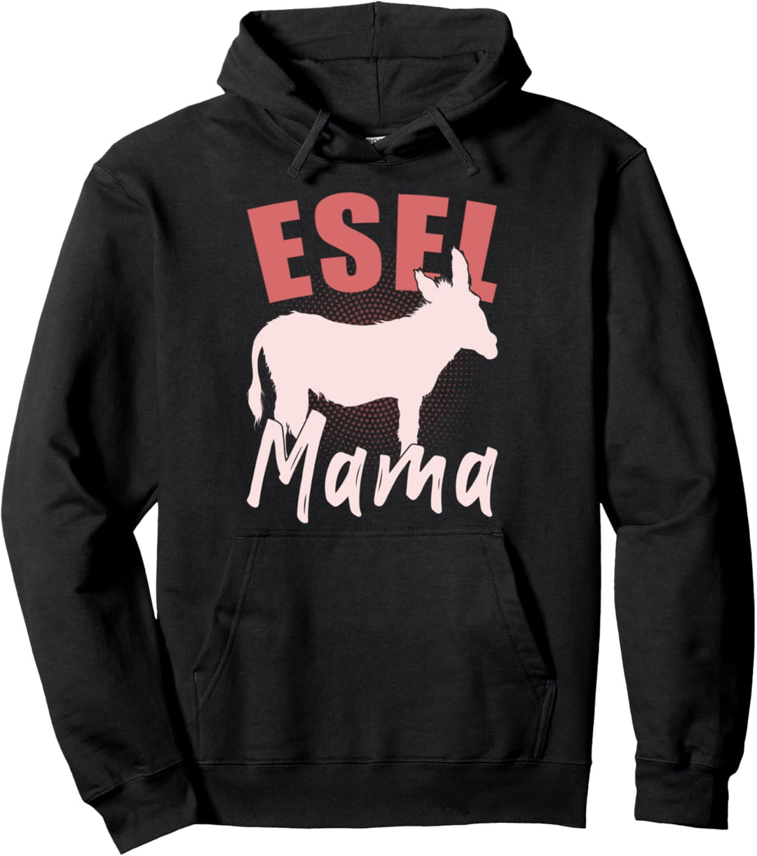 Esel Mama Esel Pullover Hoodie