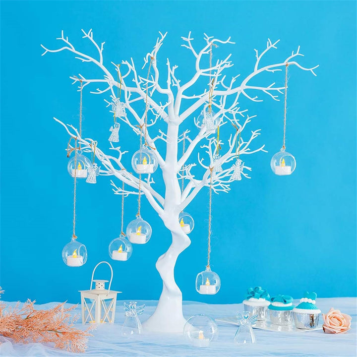 Sziqiqi Künstlicher Deko Baum Wunschbaum Weihnachtsbaum für Tische Hochzeit Party, Perfekt für Oster