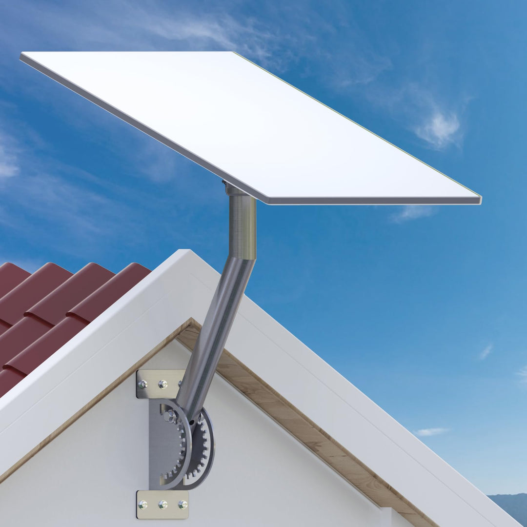 Starlink Wandhalterung Gen 3 Edelstahl mit Rohradapter Standard V3 Halterung Lang Pivot Wall Mount K