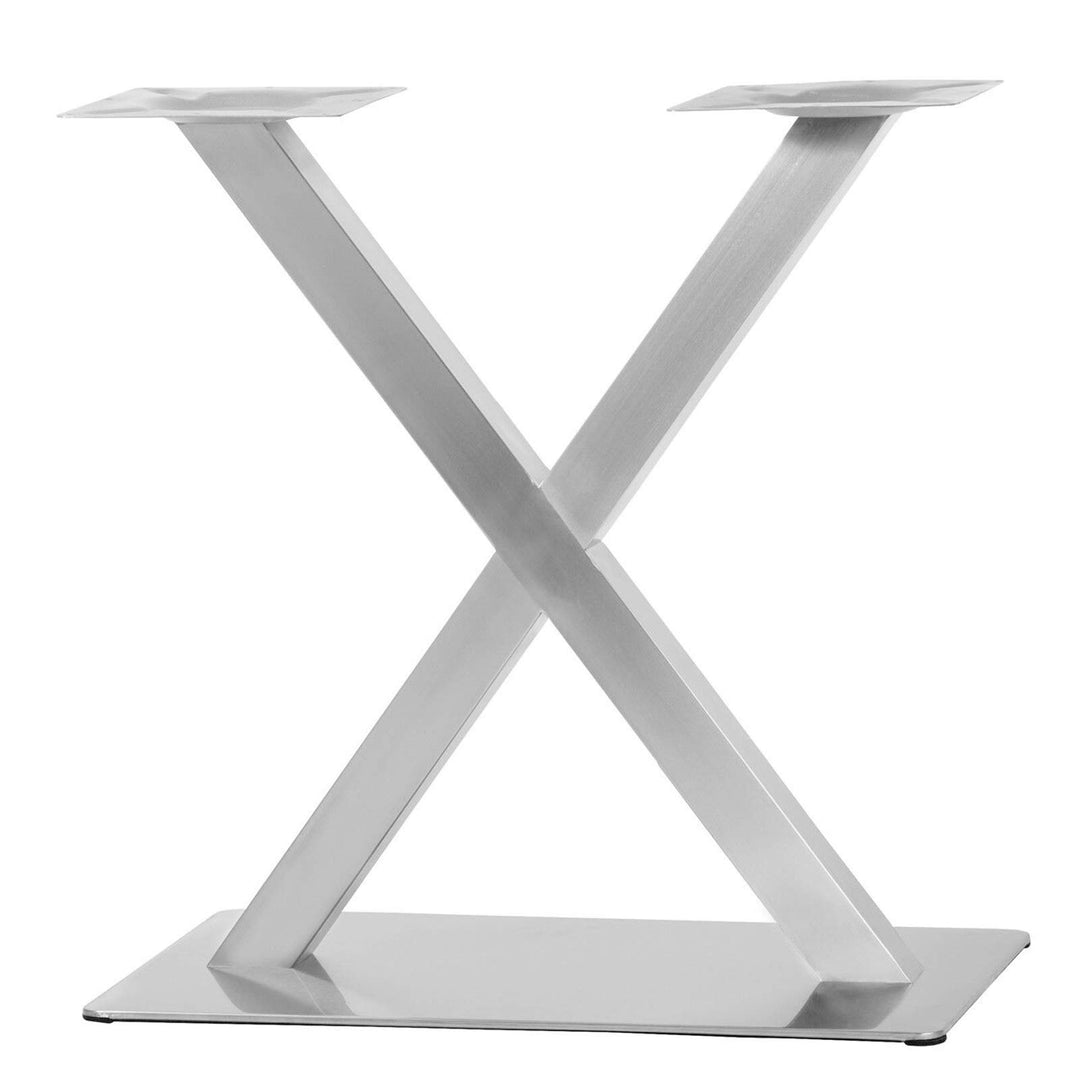 Tischgestell Edelstahl Tischkufen Tischuntergestell Tischfuss Tischbein Legs Schwerlast Design Kreuz
