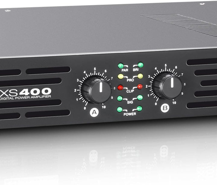 LD Systems XS 400 ; PA Endstufe Class D 2 x 200 W 4 Ohm tamaño único XS400, XS400