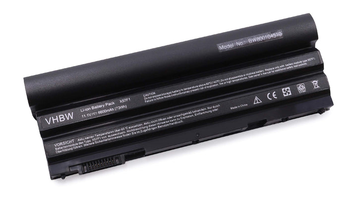 vhbw Li-Ion Akku 6600mAh (11.1V) kompatibel mit Dell Latitude E5420, E5430, E5520, E5530, E6120, E64