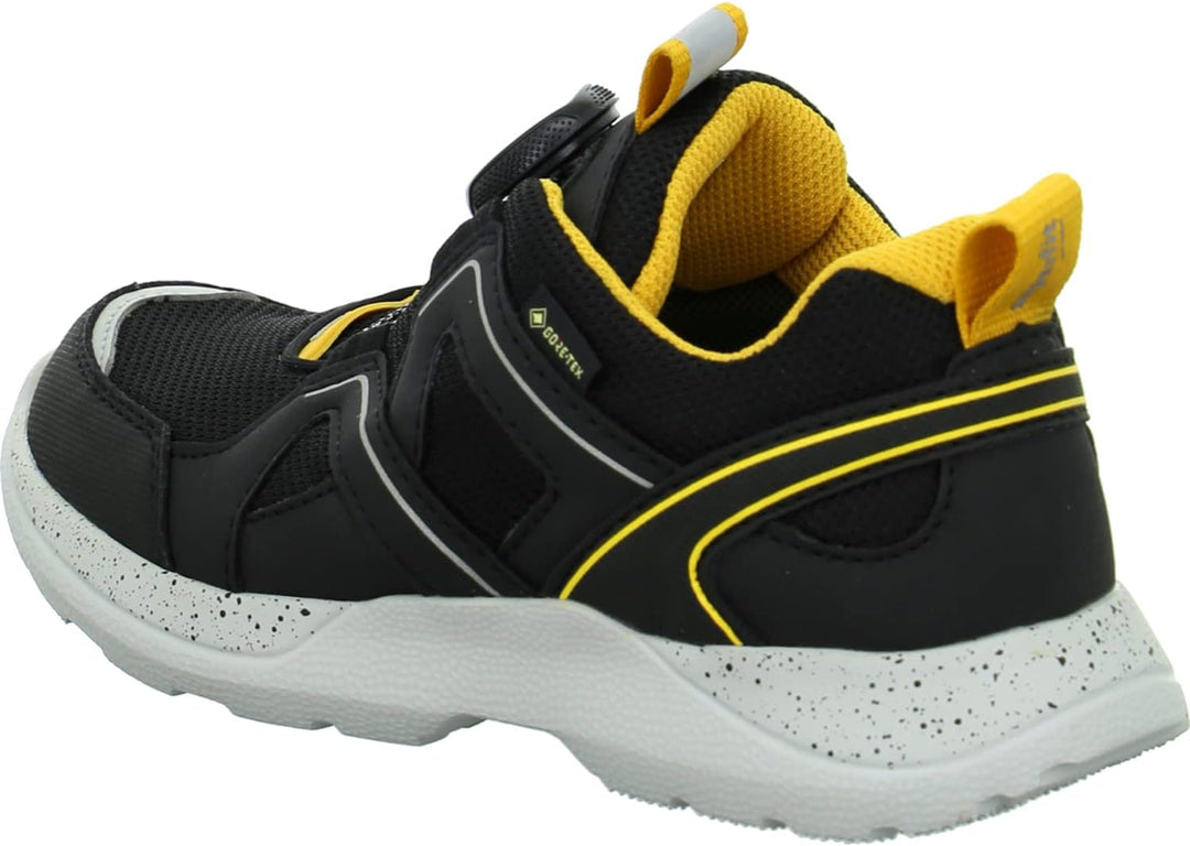 Superfit Jungen Rush Gore-tex Lauflernschuhe 28 EU Schwarz Gelb 0000, 28 EU Schwarz Gelb 0000