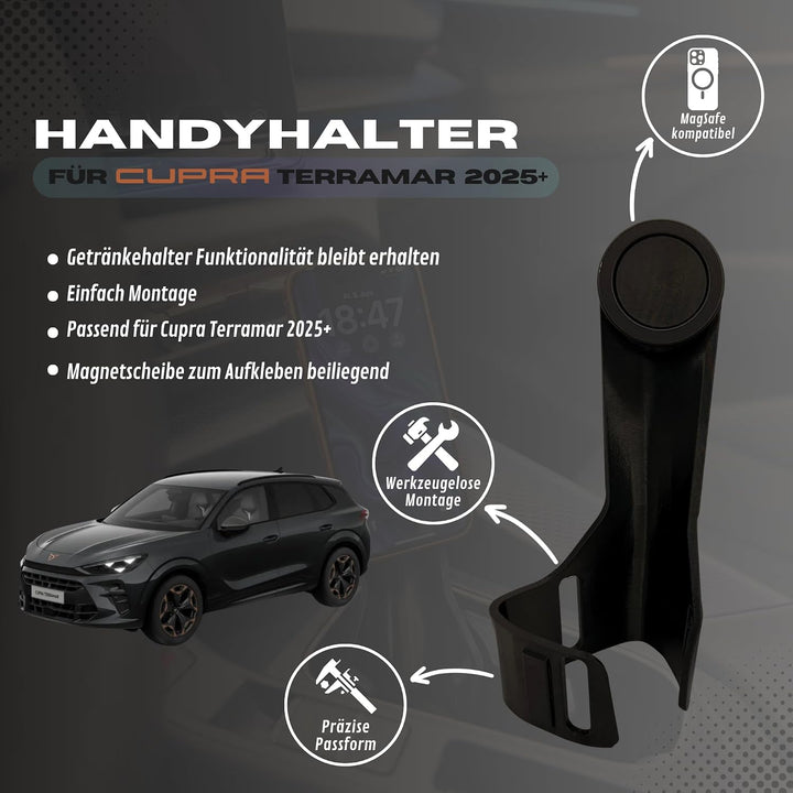Handyhalterung kompatibel mit Cupra Terramar (ab Bj. 2024) – Passgenauer Smartphone-Halter für den G