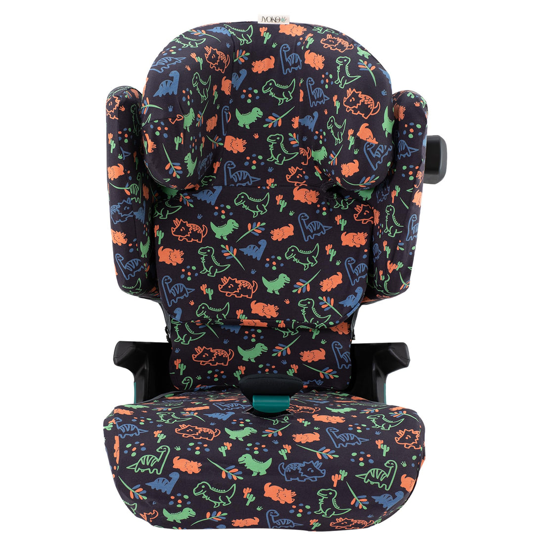 JYOKO KIDS Schutzhülle kompatibel mit Romer Kidfix (Romer Kidfix I-SIZE, Happy Dino)