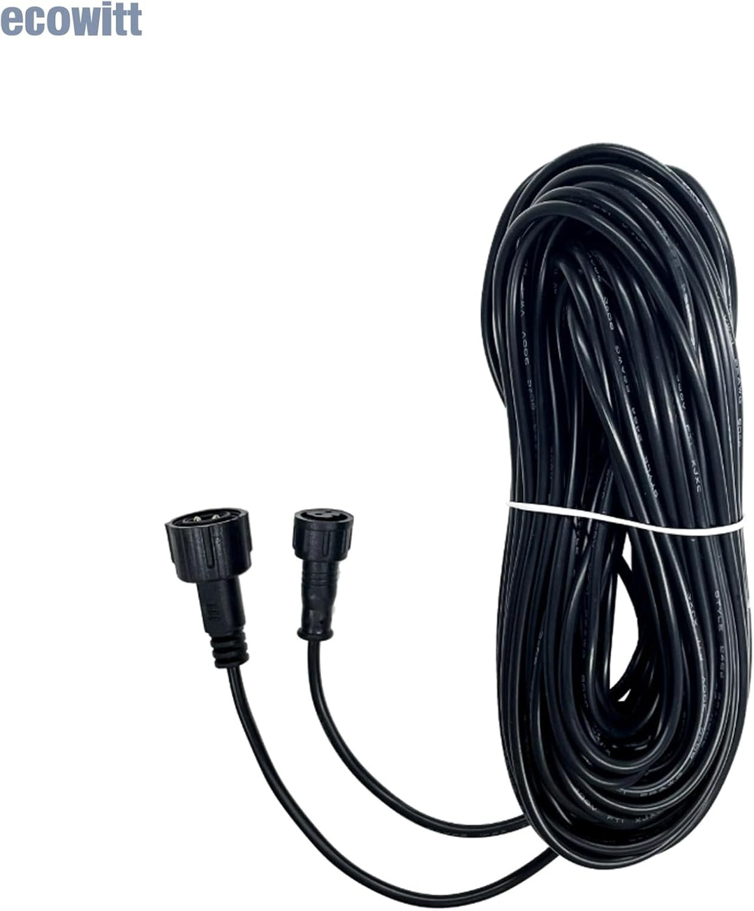 ECOWITT 20 M Verlängerungskabel und DC 12 V/1 A Netzteil für WS80/WS90/WN90LP/WN90SDI