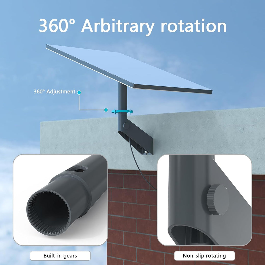 HOLACA Aufgerüstete Halterung für Starlink Gen 3/2,Starlink Mini, Verstellbare Kurze Wandhalterung S