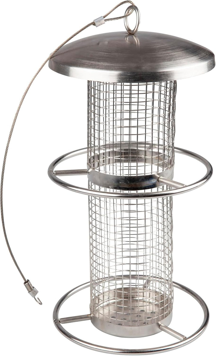 Windhager Vogelfuttersilo Pick-Up, Vogelhaus, Futterhaus für Vögel, Vogelhäuschen, Vogelfutterstatio