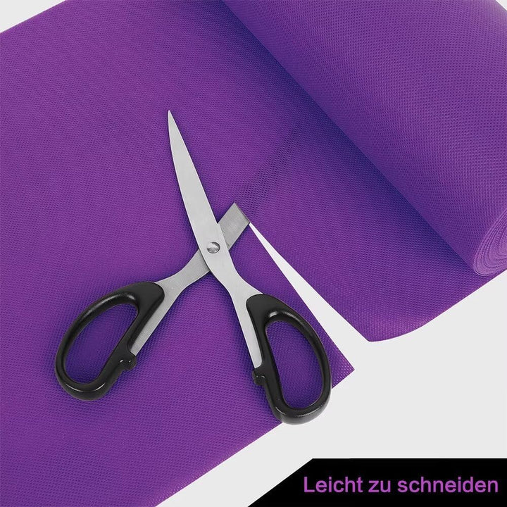 Tischdeckenrolle, 1 × 25M, Lila, Einweg Vlies Stoffähnlich Tischdecke Rolle, Meterware Tischtuchroll