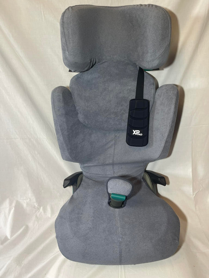 Sommerbezug Schonbezug Frottee für Römer Kidfix Pro M I-size Frottee 100% Baumwolle dunkelgrau