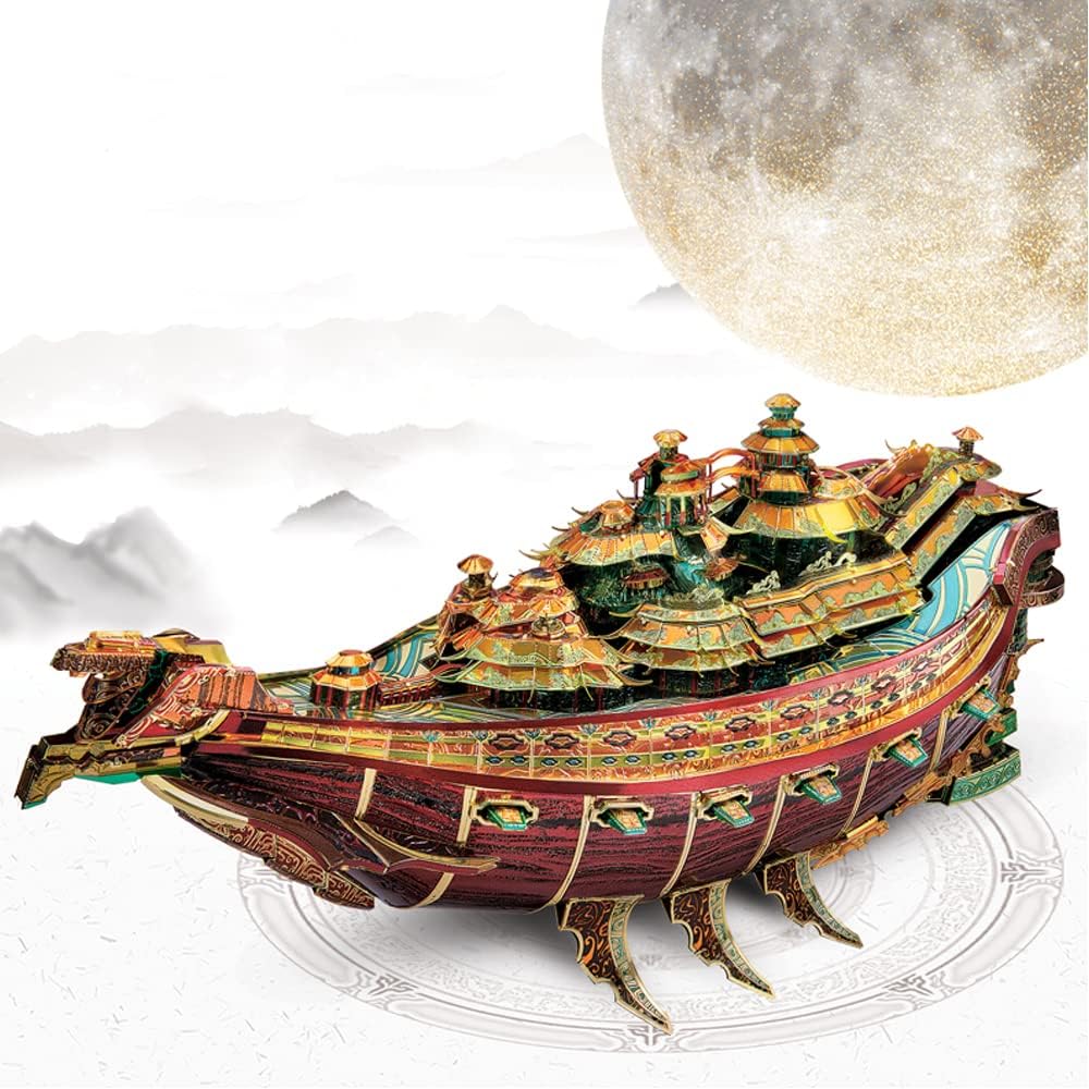 3D Puzzle Metall Piratenschiff Mirage, 3D Metall Puzzle Segelboot Schiffsset, Modell Schiffs für 340