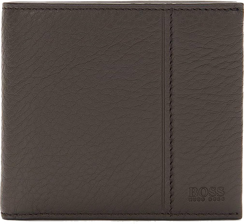 Hugo Boss Herren Brieftasche Geldbörse 201 Braun (Dark Brown)