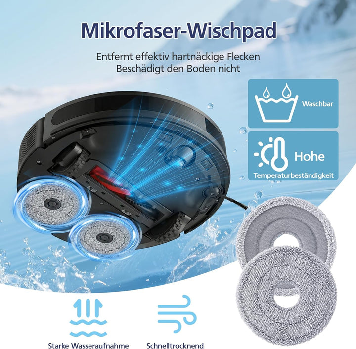 28 Stück Saros 10R Zubehör für Roborock Saros 10R/Qrevo CurvX/Qrevo Curv 2 Pro/Qrevo Curv 2 Prox Sau