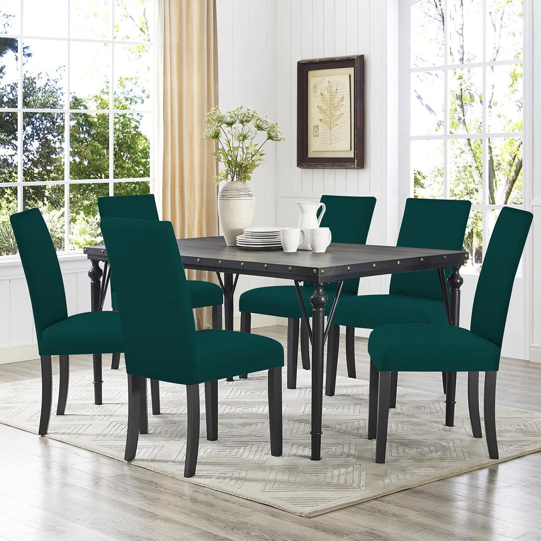 FIGOOO Stuhlhussen 4er Set Stretch Stuhlhussen für Esszimmerstühle Elastisch Moderne Universal Stuhl