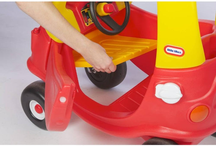 Little Tikes 612060E5 Cozy Coupe Car-Kids Ride-On Rutschfahrzeug, Mini Schiebe-Auto mit echter Hupe,
