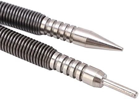 Federbelastetes Design Kohlenstoffstahl Material 3500PSI Impact Dual Head Nail Setter Pin Set, 2pcs