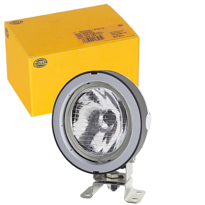 HELLA - Halogen-Arbeitsscheinwerfer - Mega Beam - 12/24V - geschraubt/Anbau/Schraubanschluss - 4-Pun