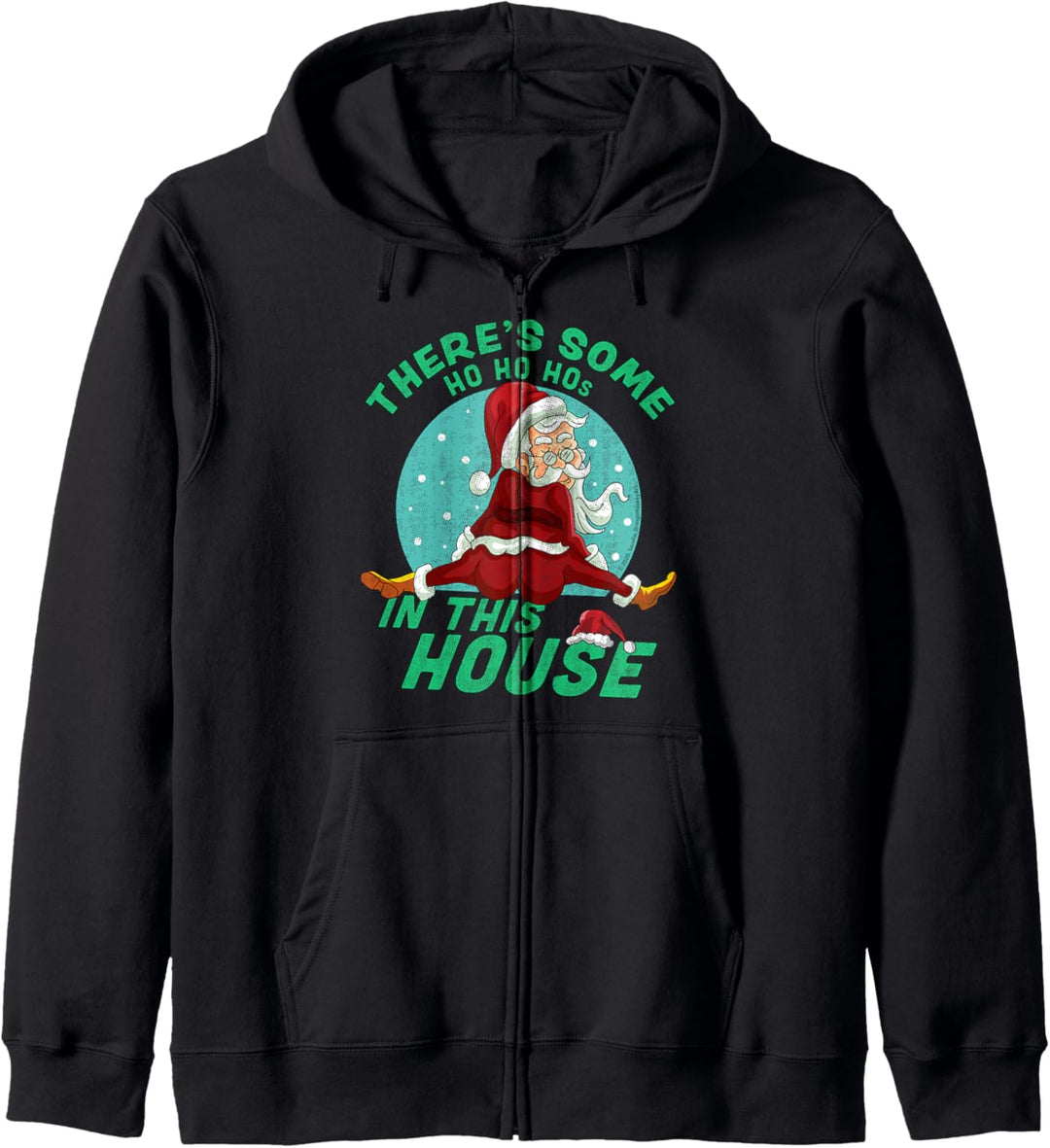 Es gibt einige Ho Ho Hos in diesem Haus Weihnachten Weihnachtsmann Kapuzenjacke