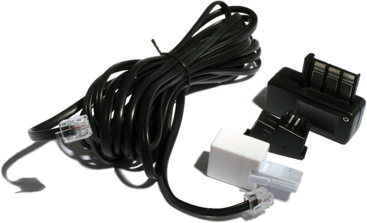 OPIS PushMeFon Cable: 1970er Designer Retro-Tastentelefon in modernen Farben mit Metallklingel (viol