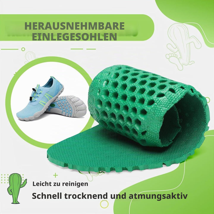 SAGUARO Unisex Barfuss Badeschuhe Wasserschuhe Schnell Trocknend Dicke Sohle rutschfest Atmungsaktiv
