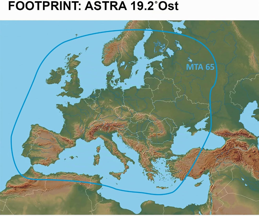 XORO MTA 65 Twin - 65 cm vollautomatische Satellitenantenne, stationär &amp; mobil einsetzbar, 12/24 Vol