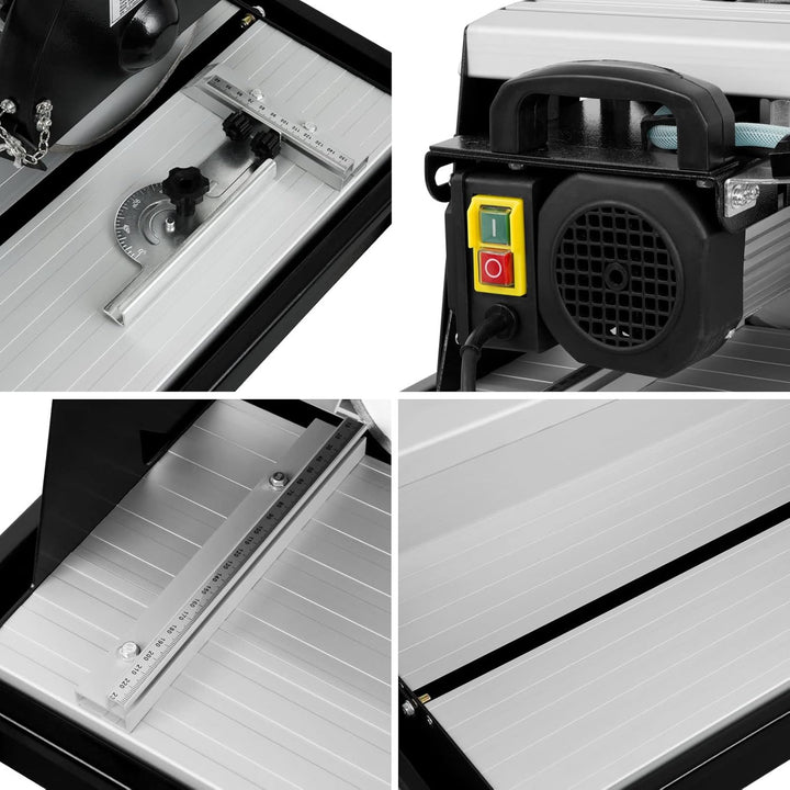 EBERTH Fliesenschneidmaschine Nass, Elektrisch 800 Watt Leistung, 620mm Schnittlänge, Nassschneider