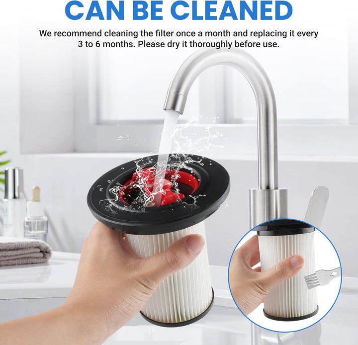 2 Stück Ersatzfilter und Staubsauger Filter Fusselschutz kompatibel mit Bosch Unlimited Gen2 Serie 8