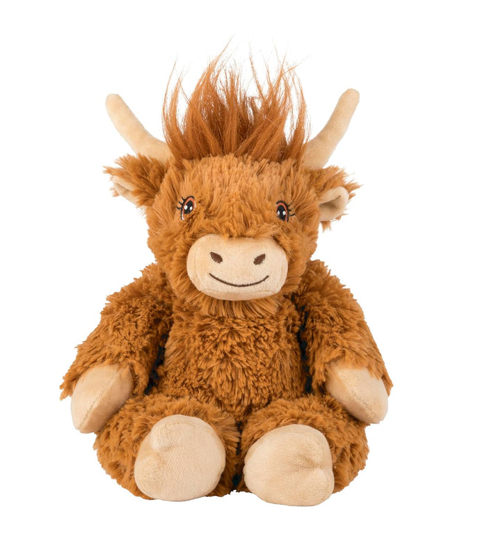 Warmies® Wärmekissen/Stofftier"Hochlandrind" Hirse Lavendelfüllung 28cm 750g