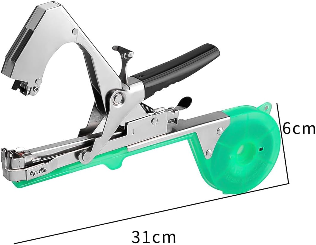ZONADAH Pflanzenbindemaschine, Gartenrebenbindegerät, Pflanzenband, Rinderplatten mit 10 Rollen Pfla