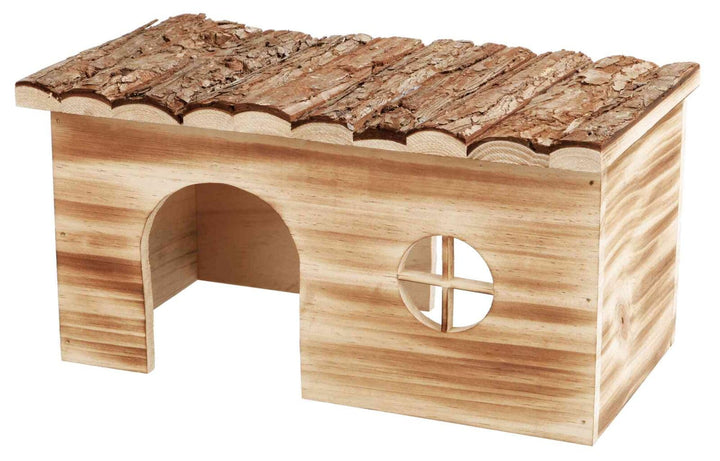 Trixie 61974 Natural Living Haus Grete, geflammt, 35 × 18 × 20 cm, 35 × 18 × 20 cm