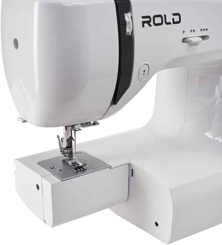 Rold Q60 Computernähmaschine | 60 Stichprogramme | Nadeleinfädler | Metallrahmen | LED-Beleuchtung |