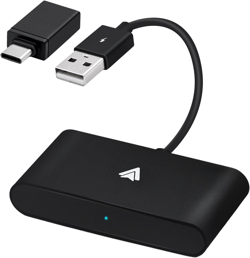 Mcbazel Android Auto Wireless Adapter, Datenübertragung 5 GHz, Auto Connect mit Typ-C-Adapter, Konve