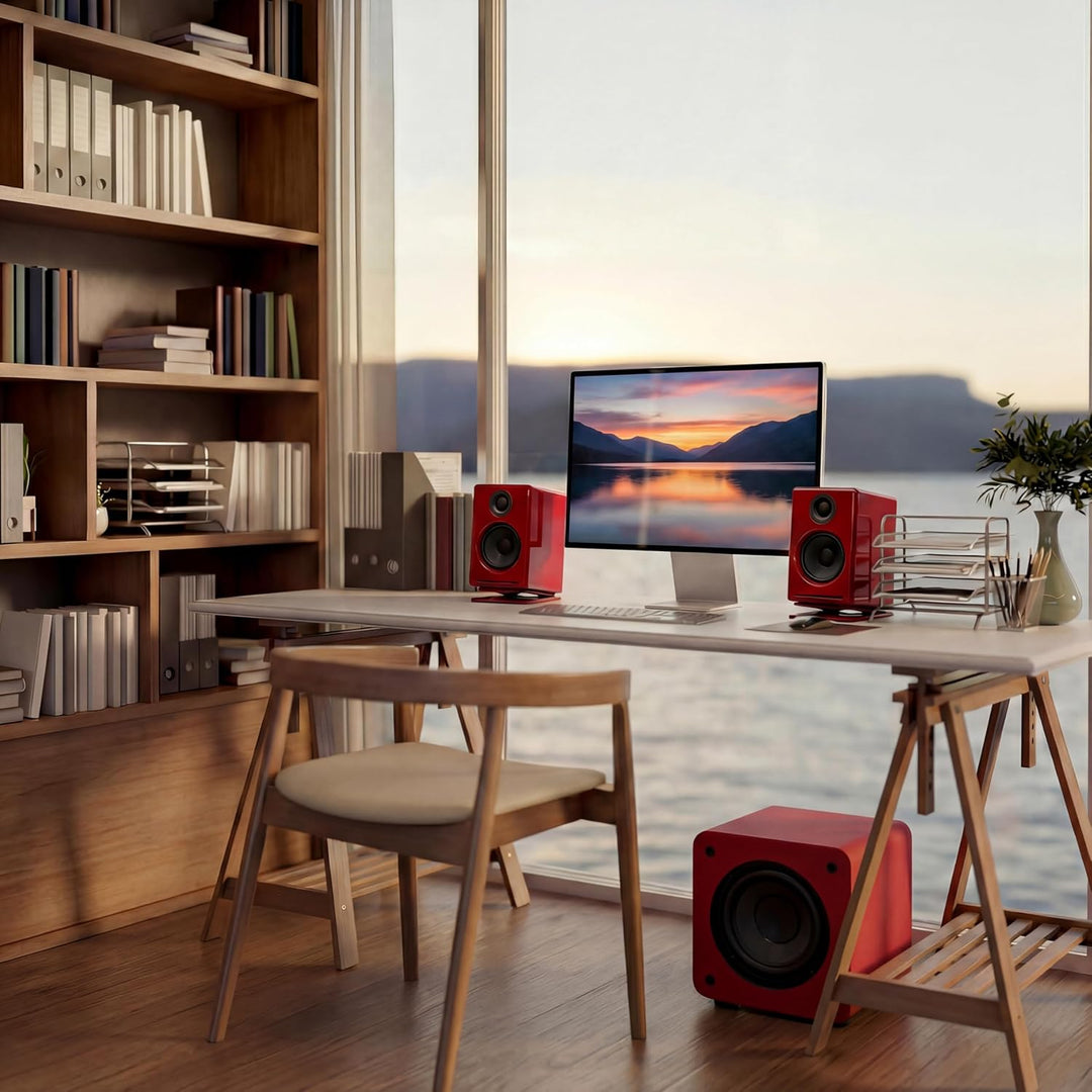 Audioengine A2+ Plus Wireless Speaker Bluetooth | Desktop Monitor Speakers | Home Music System aptX
