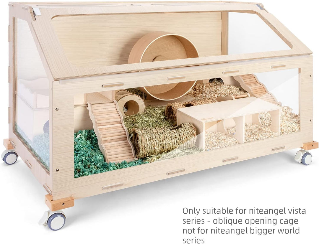 Niteangel Ergänzungsrad Universalrad – passt nur für Niteangel Vista Serie – MDF Aspen Hamsterkäfig