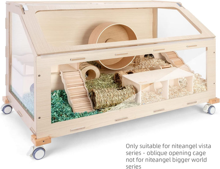 Niteangel Ergänzungsrad Universalrad – passt nur für Niteangel Vista Serie – MDF Aspen Hamsterkäfig