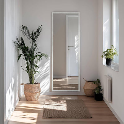 nielsen HOME Wandspiegel Star, Grau matt, Aluminium, ca. 50x150 cm Struktur Grau 50 x 150 cm, Strukt