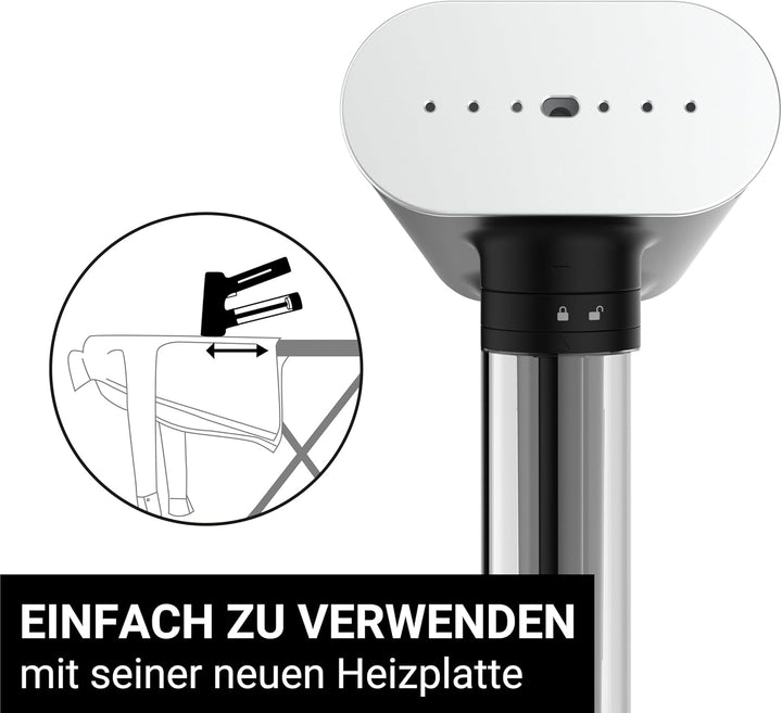 STEAMONE – Dampfglätter 2000W, 33g/min – Tragbares Bügeleisen – 150ml – Entfernt 99,99% der Verunrei