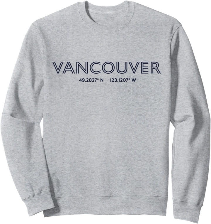 Kanada City Coordinates – Vancouver Sweatshirt