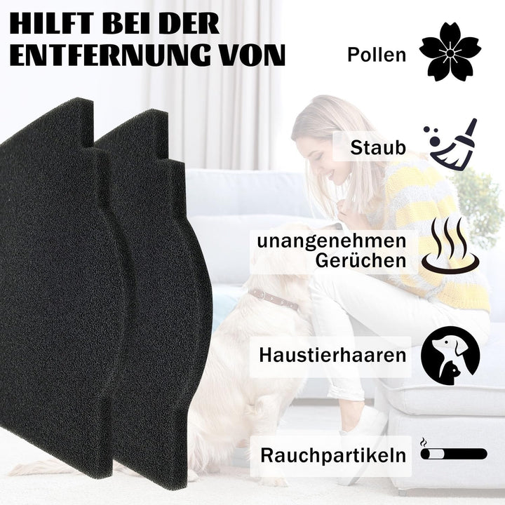 Filter kompatibel mit Lunos Silvento Abluftgerät, 5 Stück Ersatzfilter für 2/FSI-R, 039 721, 191 x 1