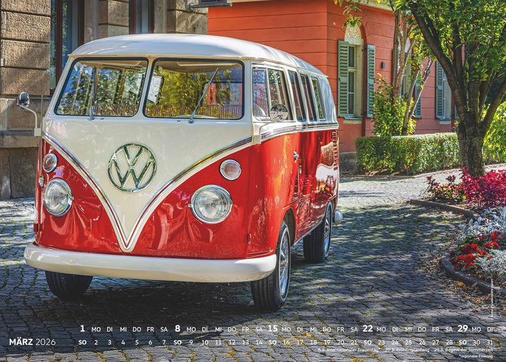 Volkswagen Bulli Kalender 2026, Kalender