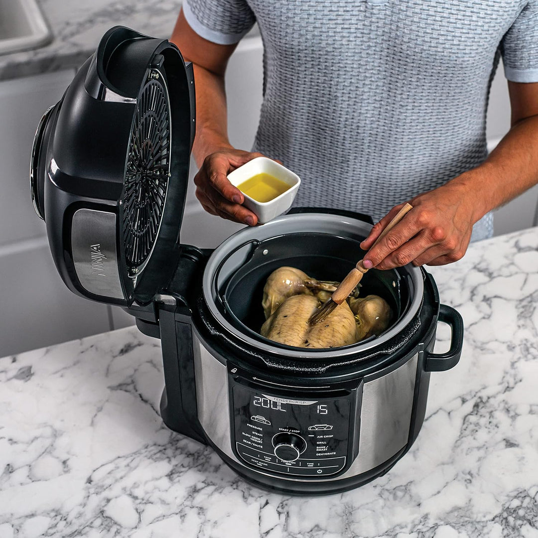 NINJA 4116SN400UKE Foodi Cook & Crisp Korb, 7,5 l, keramik, Schwarz