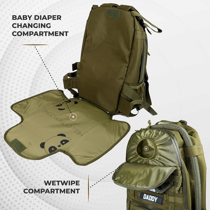 Mossa tactical baby gear Grün, Grün
