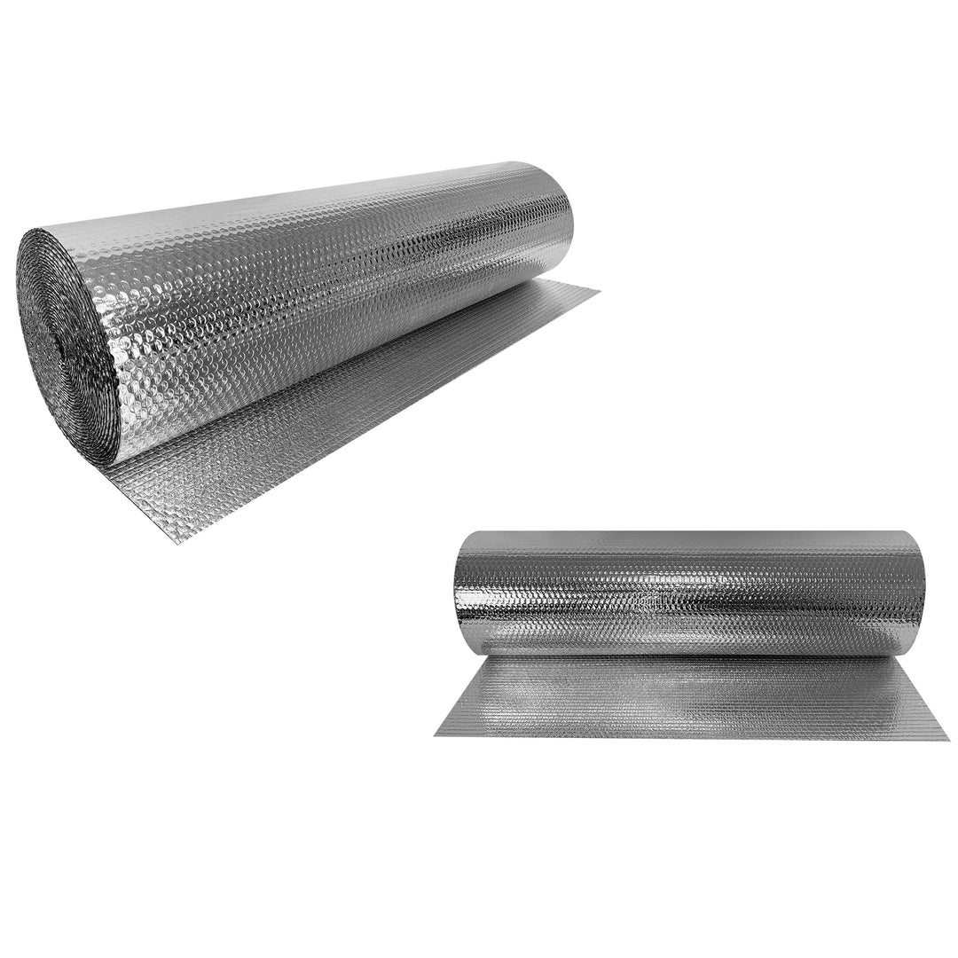 FIVMEN Isolierfolie Dämmfolie 0,6x20m Thermofolie Reflexionsfolie Heizung Isolierung 3-4mm Doppelte
