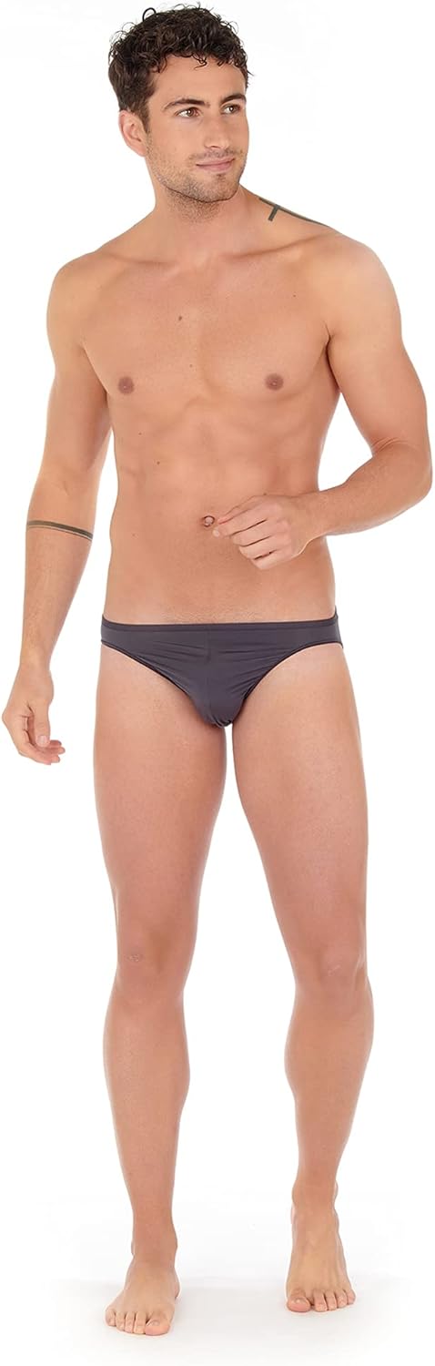 HOM Herren Micro Briefs Federn Unterwäsche XL Anthrazit, XL Anthrazit