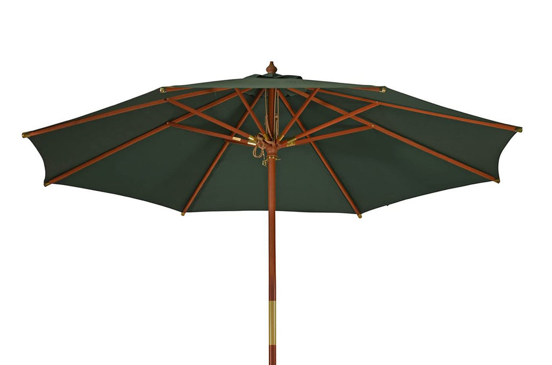 Kai Wiechmann Sonnenschirm 300 cm edel Windauslass UV-Schutz 50+ Dunkelgrün, Dunkelgrün