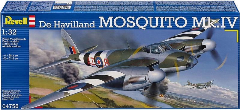 Revell Modellbausatz Flugzeug 1:32 - De Havilland MOSQUITO MK.IV im Massstab 1:32, Level 4, original