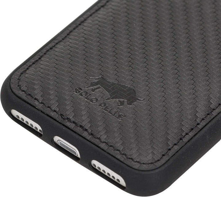 Solo Pelle iPhone SE 2020 - SE 2022 SE 3 Case Lederhülle Ledertasche Backcover Flex aus echtem Leder