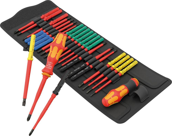 Wera 05006617001 Kraftform Kompakt VDE Big Pack 1, 26-teilig & 950 SPKL/9 SM N Multicolour Winkelsch